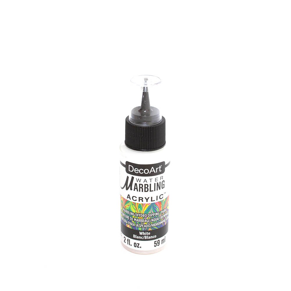 DecoArt, Paints, Art & School, Water Marbling, 2 ounce, 675003, White